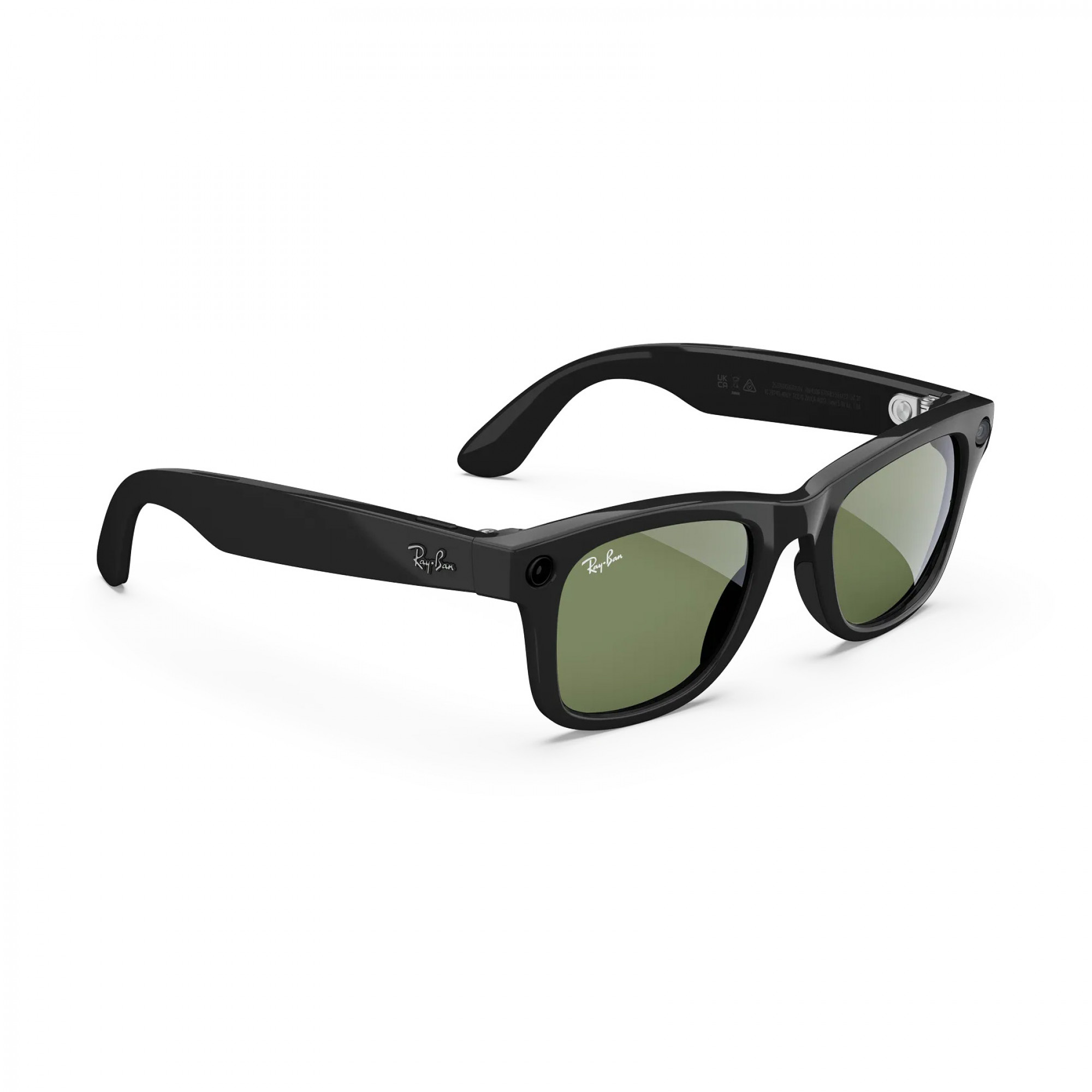 Смарт-очки Ray-Ban Meta Wayfarer (Gen 2) Shiny Black, Lens color :Green